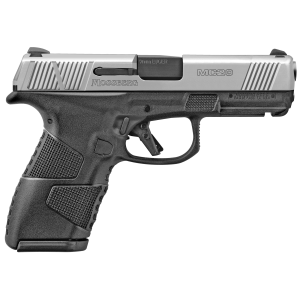 Mossberg MC2c Handgun 9mm Luger 10rd Magazine 3.9" Barrel Black and Silver Cross-Bolt Safety MA Compliant