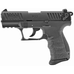 Walther P22Q Handgun .22 LR 10-Round 3.42" Barrel Tungsten Grey