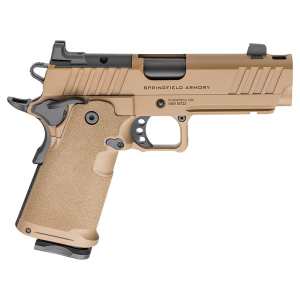 Springfield 1911 DS Prodigy Comp LC 9mm Handgun - Coyote Brown