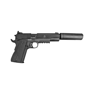 ATI German Sport 1911 AD OPS Handgun 22LR 10/rd 5" Barrel Black with Fake Suppressor
