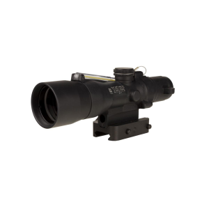 Trijicon Compact ACOG 3x30 Rifle Scope Amber Chevron .223/62gr. w/ Mount Illuminated Black