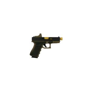 Glock 19 Gen 3 Custom Threaded Gold Barrel Handgun 9mm