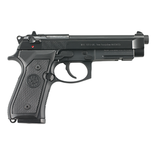 Beretta USA JS92M9A1 92FS Type M9A1 Full Size Frame 9mm Luger 10+1 4.90" Black Barrel, Black Bruniton Steel Serrated Slide, Black Aluminum Frame w/Picatinny Rail, Black Textured Grip