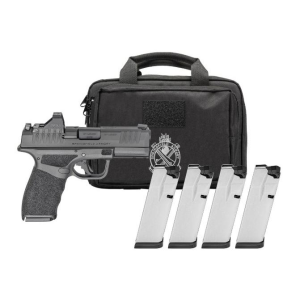 Springfield Gear Pac Hellcat Pro OSP Handgun 9mm Luger 15rd (1)&17rd (3) Magazines 3.7" Barrel Black Green Dot Bag