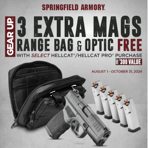 Springfield Armory Hellcat OSP Micro Compact 9mm Handgun Gear Up Package