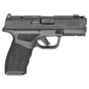 Springfield Hellcat PRO COMP OSP White-Dot Handgun 9mm Luger 15(1)&17(1)rd Magazines 3.8" Barrel Black Frame