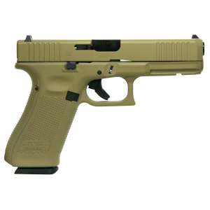 Glock 17 Gen 5 Custom "FDE" Handgun 9mm Luger 17/rd Magazines (3) 4.49" Barrel USA