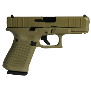 Glock 19 Gen 5 Custom FDE 9mm Compact Handgun with 15rd Magazines