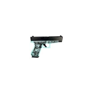 Glock 48 Gen 5 Robin's Egg Blue Paisley Handgun 9mm