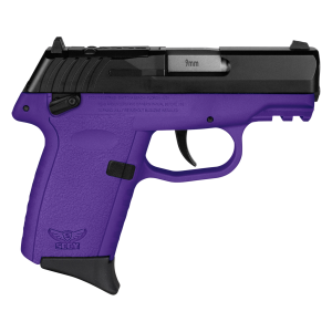 SCCY CPX-1 RDR Handgun 9mm Luger 10rd Magazine 3.1" Barrel External Safety Only Black Slide/Purple Frame