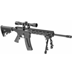 Smith & Wesson M&P 15-22 Sport Rifle .22LR 25rd Magazine 16.5" Barrel Black Optic Ready with 4X32MM Scope and Bipod USED