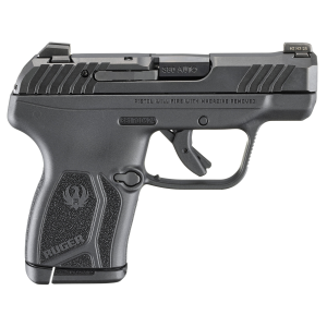 Ruger 13765 LCP Max Compact Frame 380 ACP 10+1 2.80" Black Oxide Alloy Steel Barrel, Black Nitride Alloy Steel Serrated Slide, Black Polymer Frame, Textured Grip, No Manual Safety