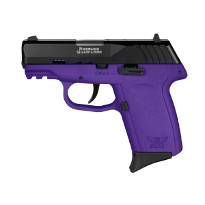 SCCY CPX-2 9mm Handgun - 3.1" Barrel, 10rd Magazine, Purple Frame