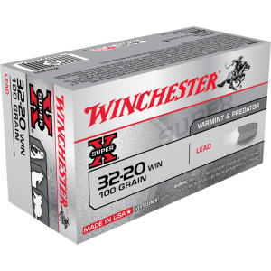 Winchester Super-X .32-20 Win 100 gr LFN Rifle Ammo 50/ct