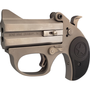 Bond Arms Stinger RS Handgun 22LR 2/rd 3" Barrel Silver with Black Grips