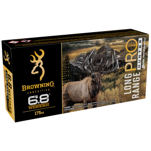 Browning Ammo B192500682 Long Range Pro Hunter 6.8Western 175gr Sierra Tipped GameKing 20 Per Box/10 Case