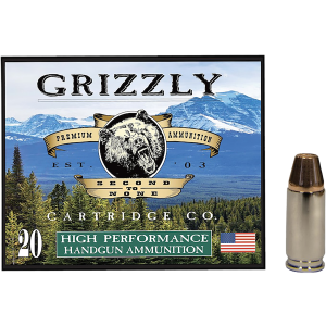 Grizzly Ammo GC9+P+39mm+P Luger 47gr Full Metal Jacket Flat Point 20 Per Box/10 Case