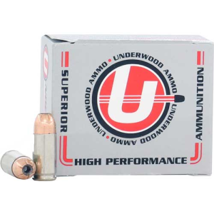 Underwood Ammo Handgun Ammunition 357 Mag 158gr JHP 1500 fps 20/ct
