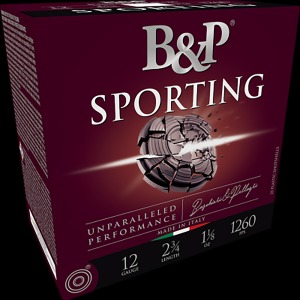 B&p Ammunition Sporting Clay, B&p 12b1sh75 Sprt Clay Hv 12g 1oz 25/10