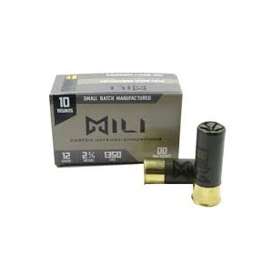 Mili Ammunitions 12 Ga, Mili M12-00-buck 12ga 2 3/4 00 Buck 10/15