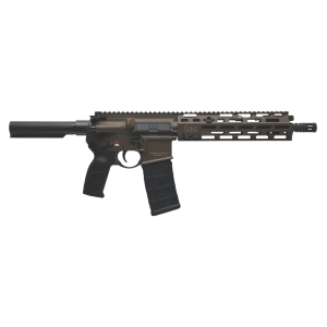 HK 81001202 MR556 A4 5.56x45mm 10+1 11" Black Threaded Barrel, M-LOK Handguard, Patriot Brown Picatinny Rail Receiver, Black Synthetic 6 Position Stock, Black Polymer Grip, Ambidextrous