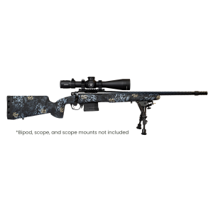 Horizon Firearms RF017S122214T19 Vandal Prime 6.5 PRC 22" Black Spiral Fluted Threaded Barrel, Drilled & Tapped Receiver, Textured Iota EKO Carbon Fiber Stock