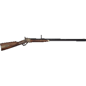 Taylors & Company 210148 1874 Sharps Down Under Sport 45-70 Gov Caliber with 1rd Capacity, 34" Blued Barrel, Color Case Hardened Metal Finish & American Walnut Stock Right Hand (Full Size)