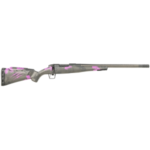 Fierce Firearms ROGM65CM20BP Mini Rogue 6.5 Creedmoor 4+1 20" Hand Lapped/Match Grade Barrel, Black Cerakote Steel Receiver, Purple Camo Mini Rogue w/Adj Comb & Picatinny Rail Carbon Fiber Stock