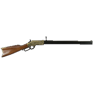 Taylors & Company 550296 1860 Brass Engraved 44-40 Win 13+1 24.25" Blued Octagon Barrel, Brass Engraved/ Brass Receiver, Walnut/ Synthetic Stock, Right Hand
