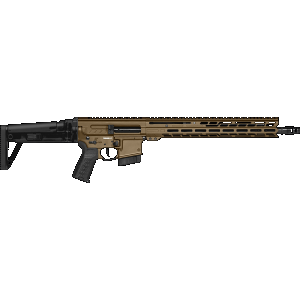 CMMG 28A490FMB Dissent MK4 22 ARC 10+1 16.10" Midnight Bronze Cerakote Picatinny Rail Aluminum Receiver, M-LOK Handguard, Black CMMG Dissent Side Folding Stock, Zeroed Drop-In Single Stage Trigger