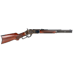 Taylors & Company 550202DE 1873 Taylor Tuned 357 Mag 10+1 18" 1/2 Octagon Barrel Walnut Fixed Pistol Grip Stock Color Case Hardened Right Hand
