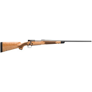 Winchester Repeating Arms 535218212 Model 70 Super Grade 243 Win Caliber with 5+1 Capacity, 22" Barrel, High Polished Blued Metal Finish & Gloss AAA Maple Stock Right Hand (Full Size)