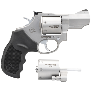 Taurus 2-692029 692 Medium Frame 357 Mag/38 Special +P/9mm 7 Shot 2.50" Matte Stainless Cylinder/Frame/Barrel Transfer Bar Safety