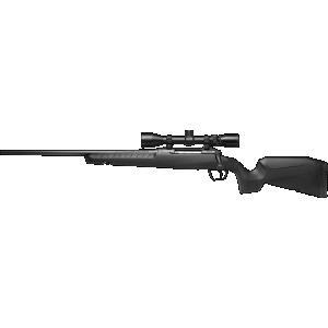 Savage Arms 32017 Axis XP Combo 308 Win 4+1 22" Matte Black Button Rifled Barrel, Matte Black Drilled & Tapped Carbon Steel Receiver, Fixed Sporter Black Synthetic Stock, Weaver 3-9x40mm, Left Hand