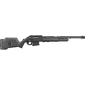Ruger 26931 American Hunter 308 Win 5+1 20" Matte Black Threaded Barrel, Matte Black Steel Receiver w/Picatinny Rail Receiver, Black Magpul Adjustable Hunter Synthetic Stock, Right Hand