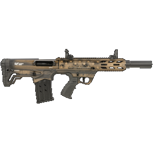 Gforce Arms GFY1USBNZ GFY-1 12 Gauge Semi-Auto 3" 5+1 18.50" Black Threaded Barrel, American Flag Burnt Bronze Aluminum Receiver, Picatinny Rail Bronze Bullpup Polymer Stock, Polymer Grip