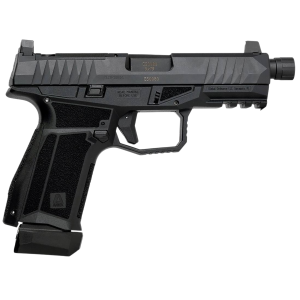 Global Ordnance LLC 815537024791 Delta M Gen2 9mm Luger 15+1 4" Black Threaded Barrel, Black Nitride Optic Cut/Serrated Slide, Black Frame, Ambidextrous