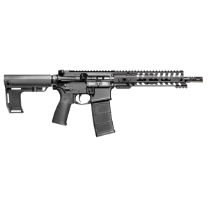 Patriot Ordnance Factory 2295 P15 Constable 300 Blackout 30+1 10.50" M-LOK Handguard, Black Anodized Aluminum Receiver w/Picatinny Rail, Black Polymer MFT Blade Stabilizer, MFT Grip