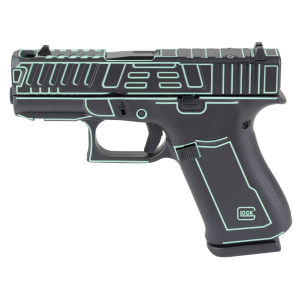GLOCK 43X 9mm Outlander Blue Semi-Auto Pistol