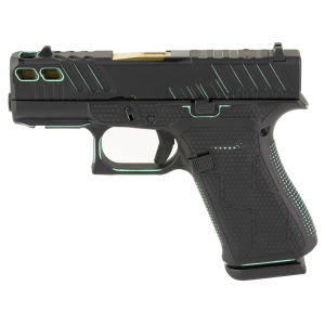 GLOCK 43X 9MM 10RD BLACK ROBBIN BLUE
