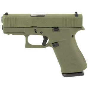 GLOCK 43X 9mm Sub-Compact Pistol OD Green