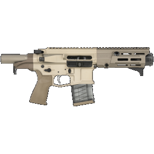 Maxim Defense MXM50822 PDX 505-SPS 300 Blackout Caliber with 5.50" Barrel, 20+1 Capacity, Arid Brown Metal Finish, Arid Brown Polymer Grip
