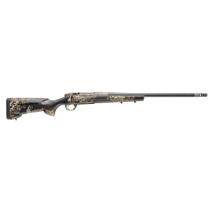 Bergara Rifles BPR38-22CM Premier Cima Pro 22 Creedmoor 5+1 20" Carbon Fiber CURE Threaded Barrel, Titanium Cerakote Stainless Steel Drilled & Tapped Receiver, Fixed Carbon Fiber w/Brown & Tan Sponge