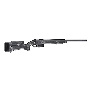 Bergara Rifles B14S756 B-14 Crest 450 Bushmaster 5+1 20" Sniper Gray Cerakote Fluted Threaded Barrel, Sniper Gray Cerakote Steel Drilled & Tapped Receiver, Fixed Carbon Fiber w/Black & Gray Sponge Acc