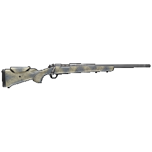 Bergara Rifles B14S814 B-14 Wilderness Sierra 22 Creedmoor 4+1 20" Sniper Gray Cerakote Fluted Threaded Barrel & Steel Drilled & Tapped Receiver, Sporter w/Adj Comb SoftTouch Wilderness Camo w/Black W