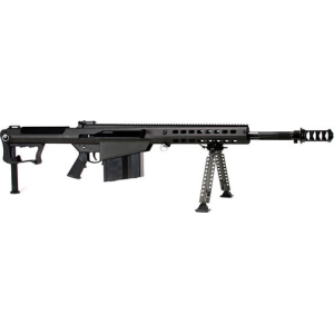 Barrett Barrett 18062 M107A1 50 BMG 20\" 10+1 Black Cerakote Black Fixed w/Sorbothane Recoil Pad Stock Black Polymer Grip - Mfg Discount Applied - $13510.00 at Classic Firearms