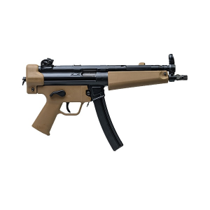 Heckler And Koch HK SP5, Semi Automatic 9mm Pistol, 8.86\" Barrel, Two Tone Flat Dark Earth & Black, Includes (2) 30rd Magazines, Roller Delay Blowback System - 81001432 - $3149.00 at Classic Firearms