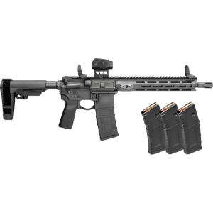 Springfield Springfield Armory Saint Victor, AR-15 Pistol, 5.56 NATO, 11.5\" Barrel, SBA3 Brace, Radian Raptor Charging Handle, (4) 30rd Magazines, & Viridian Green Dot, Gear Pack - $1129.00 at Classic Firearms