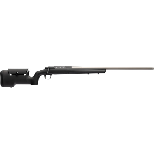 Browning Browning 036120294 X-Bolt 2 Special Max LR Full Size 3.1\"\\s24\" Matte Stainless Heavy Sporter Threaded Barrel, Matte Stainless Stainless Steel Drilled & Tapped Receiver, Black Adjustable Max Synt - $989.99 at Classic Firearms