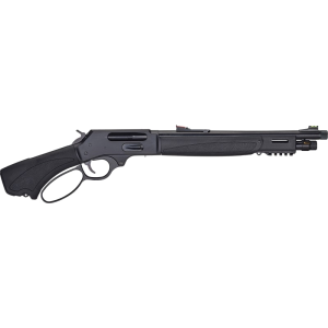 Henry Henry H010GBLX4570 Bear\'s Leg 3.1\"\\s13.80\" Blued Threaded Barrel, Blue Steel Drilled & Tapped Receiver, Black Synthetic Fixed w/ Pistol Grip Stock - $921.79 at Classic Firearms